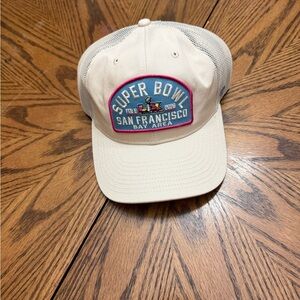 Super Bowl San Francisco Bay Area Cream Trucker Hat